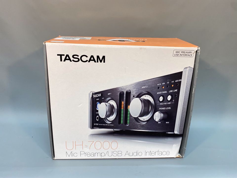 tascam-uh-7000-audio-interface-mikrofonvorverstaerker-ovp