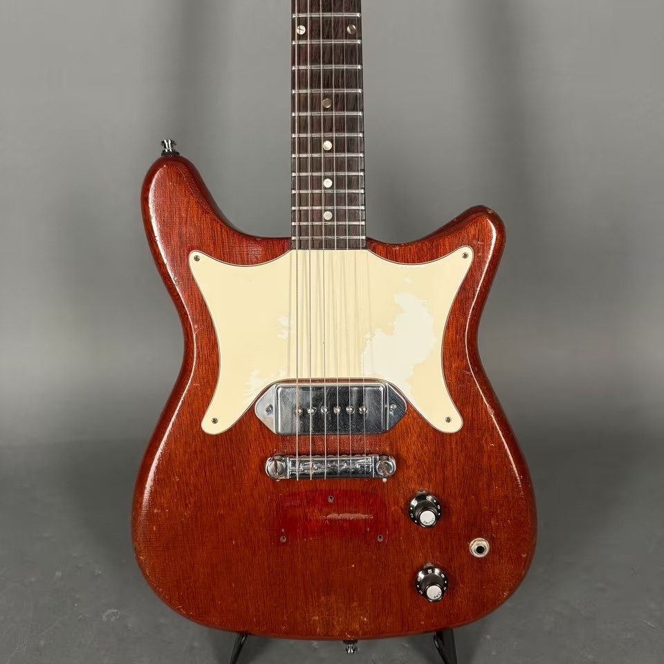 1966 Epiphone Coronet Cherry Tromolo P90 original Vintage inkl. Koffer