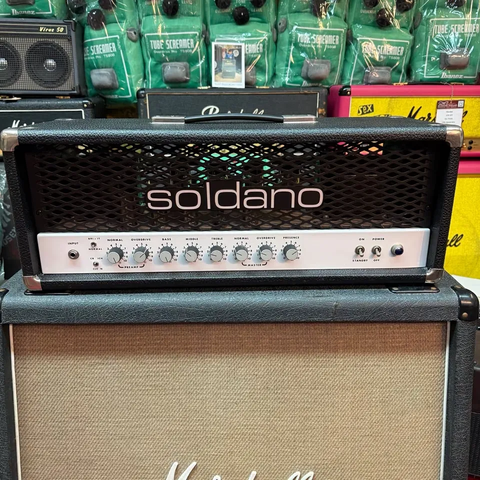 1990 Soldano SLO-100 Super Lead Overdrive USA black tolex WoW
