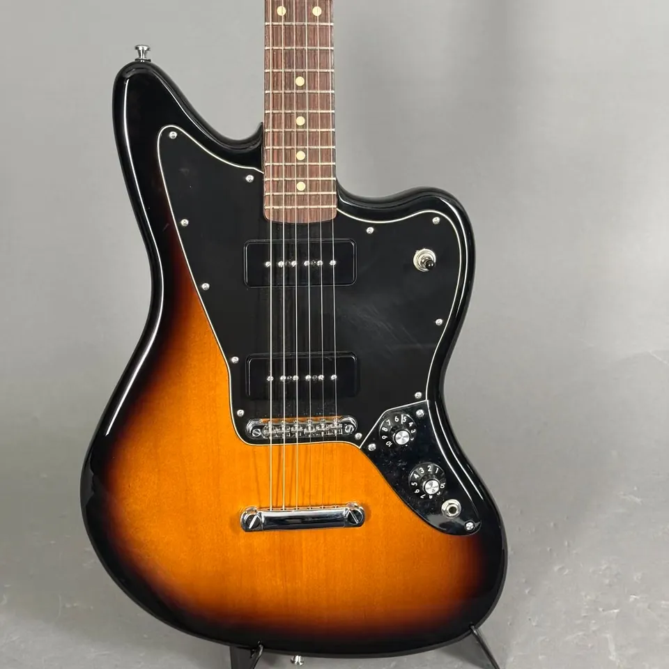 2011 Fender Jaguar Blacktop 90 2 tone P90 Mexico RARE